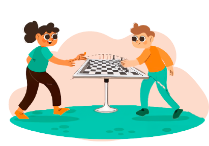 Ilustración juegos ajedréz
