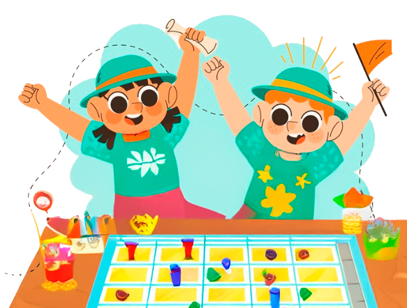Ilustración juegos de mesa